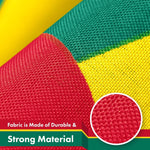 Load image into Gallery viewer, G128 Grenada Grenadian Flag  3x5 Ft  LiteWeave Pro Series Printed 150D Polyester  Country Flag, Indoor/Outdoor, Vibrant Colors, Brass Grommets, Thicker and More Durable Than 100D 75D Polyester