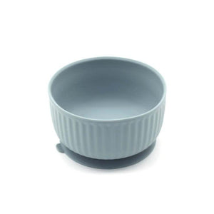 Silicone non slip small pet watering bowl cat food bowl dog feeding Soft Grey