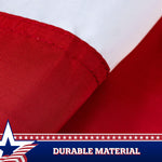 Load image into Gallery viewer, 2 Pack USA Pleated Fan Flag 1.5x3 Ft American USA Bunting Decoration 150D Canvas
