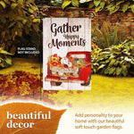 Load image into Gallery viewer, G128 Garden Flag Gather Happy Moments Flower Truck  12x18 Inch  Printed Blockout Polyester  Fall Decoration
