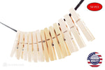 Load image into Gallery viewer, Clothespins Standard Natural Wooden Stain Proof 3 inch for Multipurpose Everyday Laundry Clothes Towels Craft Photos Pictures Decor Baby Shower Art Wall (50)