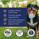 Load image into Gallery viewer, Hemp Calming Chews for Dogs with Anxiety and Stress Dog Calming Treats 90 Chews

