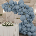 Load image into Gallery viewer, Balloon Garland Arch Kit 146 Pcs Dusty Blue Balloons for Baby Shower Birthday Gender Reveal Wedding Party DIY Kit