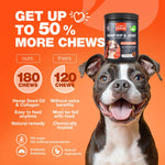 Load image into Gallery viewer, Glucosamine for Dogs  Joint Supplement for Dogs  Glucosamine Chondroitin  180 Hip and Joint Care Mobility Chews  MSM, Turmeric  Advanced Mobility Support  Bone Health  Large and Small Breeds