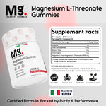 Load image into Gallery viewer, Magnesium L Threonate Gummies for Adults Kids 2000mg Brain Supplements for Memory and Focus Calm Magnesium Gummies for Improved Sleep and Healthy Mind 60 Count Strawberry