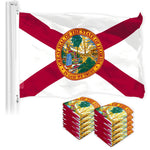 Load image into Gallery viewer, Florida FL State Flag 3x5 Ft 10Pack 150D Printed Polyester By G128