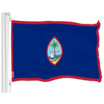 Load image into Gallery viewer, G128 Guam Guamanian Flag  3x5 Ft  LiteWeave Pro Series Printed 300D Polyester  Indoor/Outdoor, Vibrant Colors, Brass Grommets, Thicker and More Durable Than 100D 75D Polyester