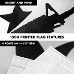Load image into Gallery viewer, G128 Combo Pack: 6 Feet Tangle Free Spinning Flagpole (Silver) Come and Take It Rifle Flag 3x5 ft Printed 150D Brass Grommets (Flag Included) Aluminum Flag Pole