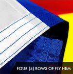 Load image into Gallery viewer, G128 3 Pack: Colorado CO State Flag  4x6 Ft  ToughWeave Series Embroidered 300D Polyester  Embroidered Design, Indoor/Outdoor, Brass Grommets