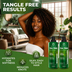 Load image into Gallery viewer, Tea Tree Shampoo and Conditioner Set Sulfate Free 14 Fl Oz Set of 2 Anti Dandruff Hair Care for Men and Women Cleansing Formula for Itchy Scalp and Oil Control