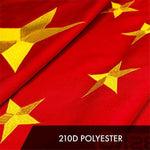Load image into Gallery viewer, China Chinese Flag 3x5 Ft 2Pack Embroidered Polyester By G128
