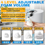 Load image into Gallery viewer, Automatic Soap Dispenser Touchless   13.5 Oz Automatic Hand Soap Dispenser 4 Level Adjustable Foaming Rechargeable &amp; Long Lasting Good for Kitchen Bathroom Hotels Restaurants &amp; Office