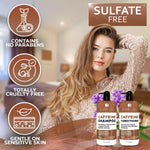 Load image into Gallery viewer, Caffeine Shampoo and Conditioner Set Volumizing Products for Women and Men Thickening Volume Boosting Formula for Thinning and Fine Hair Sulfate Free No Parabens Hydrating Salon Grade
