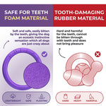 Load image into Gallery viewer, Puller Outdoor Dog Ring Toys Dog Fetch Toy Mini 2 Rings for Small Dogs Purple
