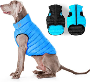 Lightweight Reversible Winter Dog Coat XS Size Warm Water Resistant Windproof