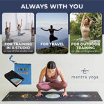 Load image into Gallery viewer, 1.5mm Foldable Fitness Exercise Mat with Bag 72x24 inch 2.6 lbs Lightweight Compact &amp; Eco Friendly Non Slip &amp; Washable For All Types of Yoga