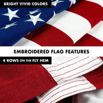 Load image into Gallery viewer, G128  5 Feet Tangle Free Spinning Flagpole (Black) USA American Flag Brass Grommets Spun Polyester 2x3 ft (Flag Included) Aluminum Flag Pole