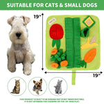 Load image into Gallery viewer, Snuffle Mat for Small Dogs Cats 19x19 inch Soft Foraging Mat for Rabbits Washable Anti Slip Perfect for Bunnies Guinea Pigs &amp; Hamsters Sniff Puzzle Toy for Puppies (Medium)