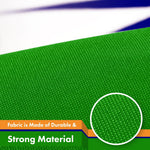 Load image into Gallery viewer, G128 10 Pack: India (Indian) Flag  3x5 feet  Printed 150D Indoor/Outdoor, Vibrant Colors, Brass Grommets, Quality Polyester, Much Thicker More Durable Than 100D 75D Polyester