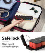 Load image into Gallery viewer, Pill Box 7 Day Weekly Pill Organizer with Magnetic Detachable Compartments 1 Time a Day for Vitamins Supplements Easy Open Lids Color Coded Daily Containers with Easy to Read Day Markings