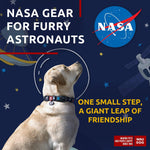 Load image into Gallery viewer, Nylon Dog Collar Adjustable for Large Dogs 1219 in Neck x 1 in Wide NASA Color
