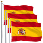 Load image into Gallery viewer, Spain Spanish Flag 3x5 Ft 3Pack Printed Polyester By G128
