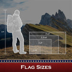 Load image into Gallery viewer, 2 Pack Bennington 76 TeaStained Flag 3x5 Ft ToughWeave Pro Series Pole Sleeve
