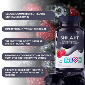 Shilajit Gummies 10000mg Pure Himalayan Shilajit with Fulvic Acid Trace