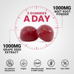 Load image into Gallery viewer, VITAMIZED Beetroot Gummies 1000mg Nitric Oxide Supplement
