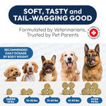 Load image into Gallery viewer, Omega 3 Fish Oil for Dogs 170 Chews Dogs Itchy Skin Allergy Relief Skin Coat
