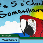 Load image into Gallery viewer, It's 5 O'Clock Somewhere Flag 3x5 Ft 10Pack Printed 150D Polyester By G128
