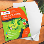 Load image into Gallery viewer, Printable Vinyl Sticker Paper Waterproof Decal for Inkjet Printer 70 Matte Sheet
