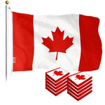 Load image into Gallery viewer, Canada Canadian Flag 3x5 Ft 10Pack Printed Polyester By G128