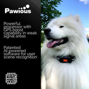 Pawious GPS Dog Fence F810 Pro   2nd Gen with GPS Signal Boost   Wireless Dog