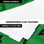 Load image into Gallery viewer, G128 Combo Pack: 6 Ft Tangle Free Aluminum Spinning Flagpole (Silver) &amp; An Appeal to Heaven Flag 3x5 Ft, ToughWeave Series Embroidered 300D Polyester  Pole with Flag Included