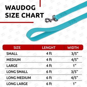 Waterproof Dog Leash 4 Ft 6 Ft Anti Slip Dog Leash for Large Dogs Small and Medium Dogs Heavy Duty Dog Leash with Water and Dirt Resistant Long Or Short Dog Leashes for Boy & Girl Dogs