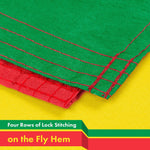 Load image into Gallery viewer, G128 3 Pack: Ethiopia (Ethiopian) Flag  3x5 feet  Printed 150D Indoor/Outdoor, Vibrant Colors, Brass Grommets, Quality Polyester, Much Thicker More Durable Than 100D 75D Polyester