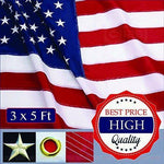 Load image into Gallery viewer, MULTI PACK: American Flag 210D Embroidered Polyester 3x5 Ft   20 PACK