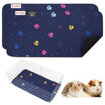 Load image into Gallery viewer, Washable Guinea Pig Cage Liners for C&amp;C 2x4 Fast Drying Leakproof 57 x28 inch Absorbent Rabbit Bedding for Indoor Non Slip Mat for Under Dog Crate &amp; Floor Waterproof Puppy Pads &amp; Blankets