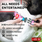 Load image into Gallery viewer, Reflective Cotton Dog Collar Eco Friendly Alt to Nylon Collar 10  16 in Neck x
