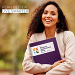 Load image into Gallery viewer, 2026 Appointment Book Planner 8.5 x 11 inch Large Purple Tabbed Daily Hourly Weekly Planner Schedule Book 15 Minute time Slots Business &amp; Personal Planner Jan 2026 Dec 2026 Purple
