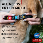 Load image into Gallery viewer, Nylon Dog Collar Adjustable for Large Dogs 1219 in Neck x 1 in Wide NASA Color
