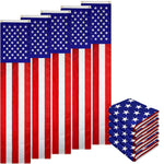 Load image into Gallery viewer, G128 5Pack: American USA Pull Down Bunting Flag  1.67x8 Ft  Embroidered Polyester
