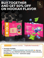 Load image into Gallery viewer, New 26 mm Hookah Charcoal Hookah Coals for Hookah Coconut – XL Pack 80 Count &amp; 1.2 KG (2.6 lbs) – Premium Quality – 100% Natural Coconut Hookah Charcoal Cubes – NOT Quick Light
