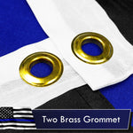 Load image into Gallery viewer, Thin Blue Line Flag 3x5 Ft 5Pack Printed Polyester By G128