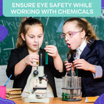 Load image into Gallery viewer, 3 Pack Safety Glasses Side Shields   Transparent Pink Side Shields for Glasses Flexible and Durable Plastic Modern Design and Easy to Clip On Good for Construction Woodworking and Metalworking
