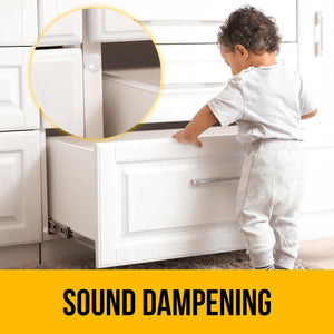 Premium Cabinet Door Bumpers 256 Pcs Clear Self Adhesive Pads for Noise Damp