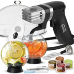 Load image into Gallery viewer, Smoking Gun Wood Smoke Infuser Birner PRO Premium Kit 13 PCS Smoker Machine with Accessories and Wood Chips Cold Smoke for Food and Drinks Gift for Man
