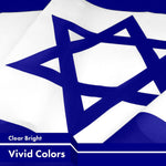 Load image into Gallery viewer, Israel Israeli Flag 3x5 Ft 5Pack 150D Printed Polyester By G128