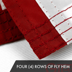USA American Flag 1x1.5 Ft 5Pack Embroidered Polyester By G128